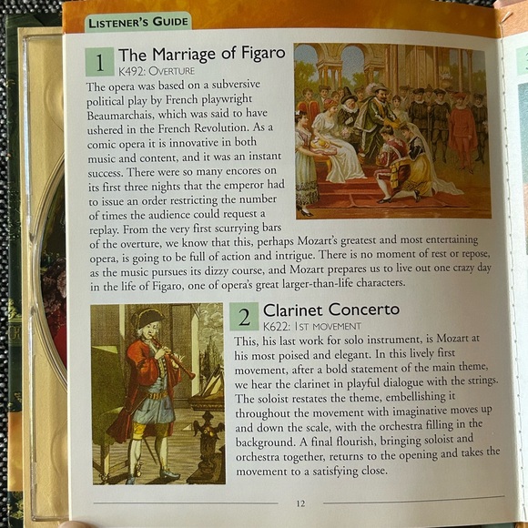 Mozart Musical Masterpieces Audio CD and Booklet - Picture 8 of 8